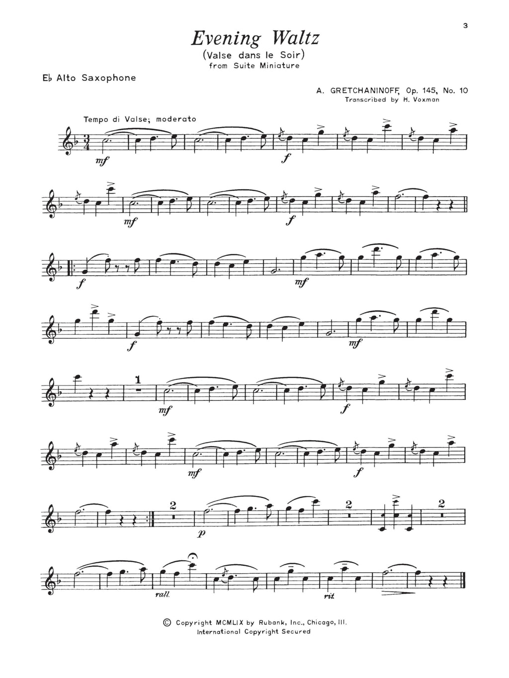 Alto Saxophone Songbook and Sheet Music Y40293