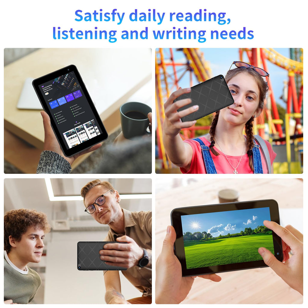 Android 15 Tablet 7 inch 3GB+5GB RAM 32GB ROM 5-Core 3500mAh with Case S532
