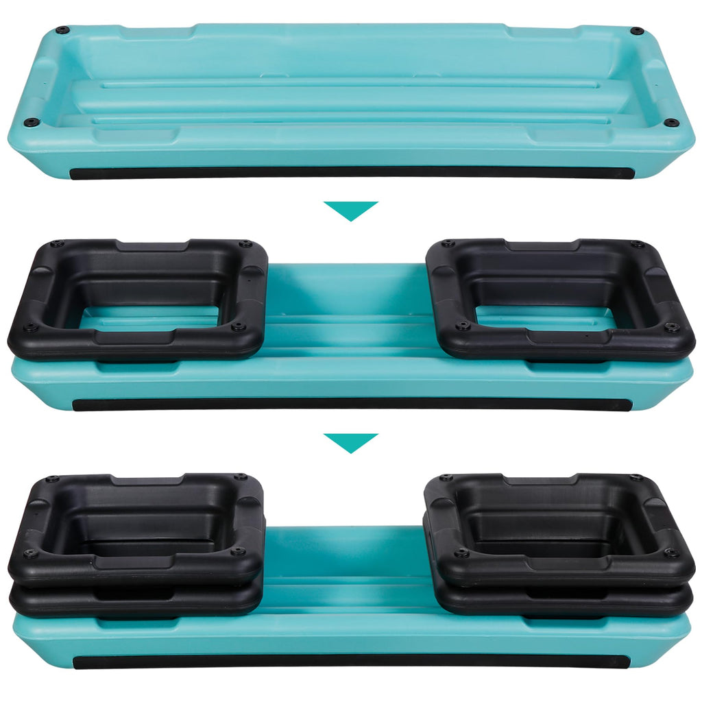 43 Inch Adjustable Aerobic Stepper with 4 Risers E627