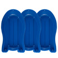 3 Pack Plastic Toboggan Snow Sled with Pull Ropes and Handles V1939