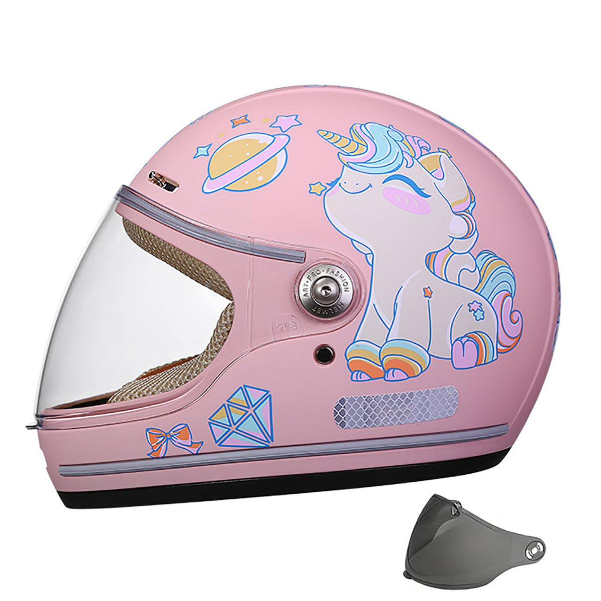 Kids Full Face Motorcycle Helmet with Visor, DOT Approved P809305