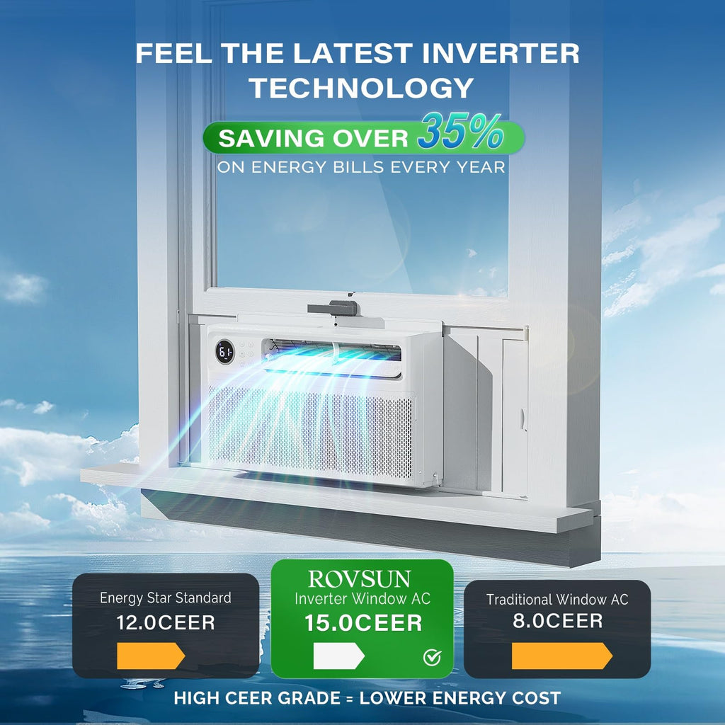 12000 BTU Inverter Window Air Conditioner with WIFI W652082