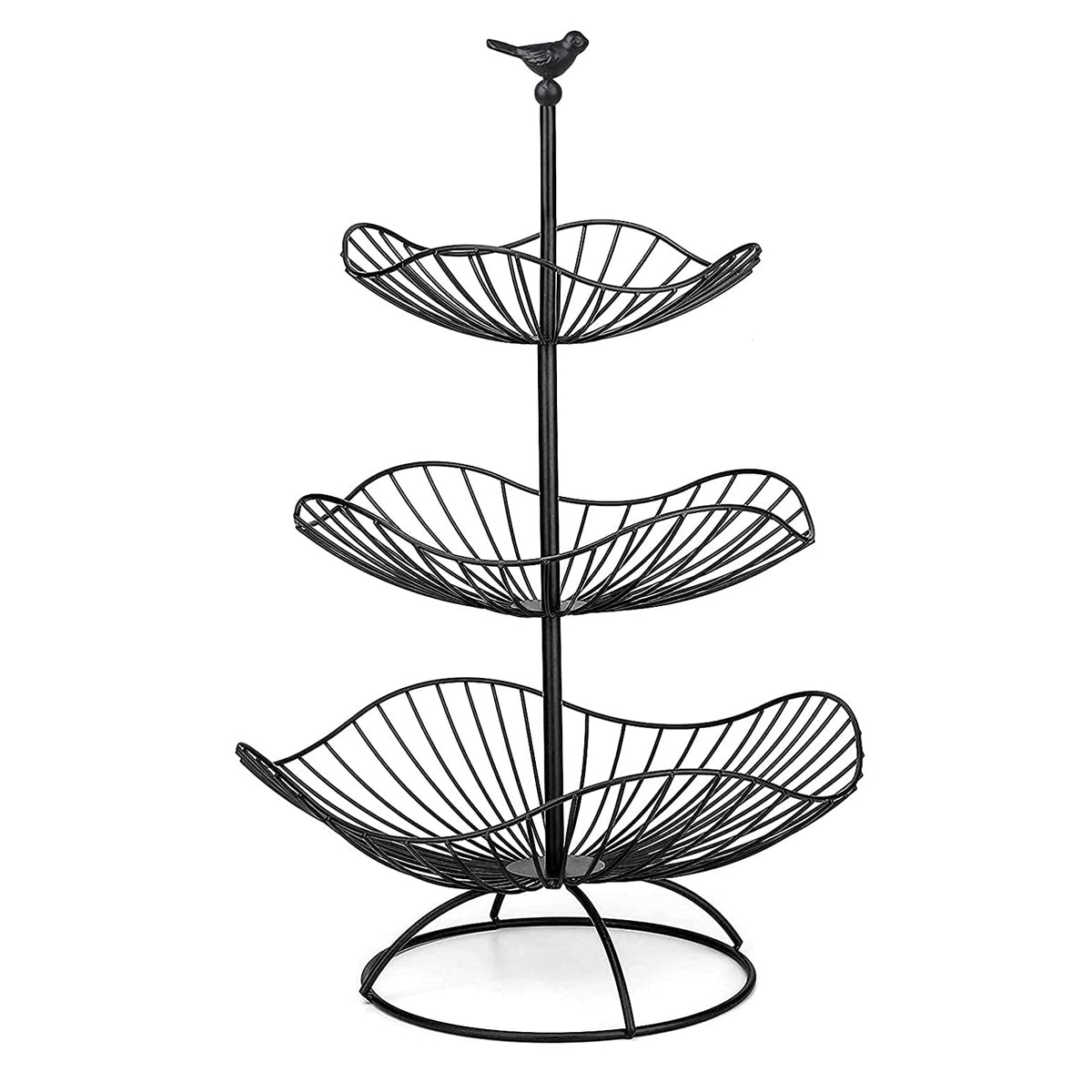 3-Tier Metal Wire Fruit Basket Stand W876