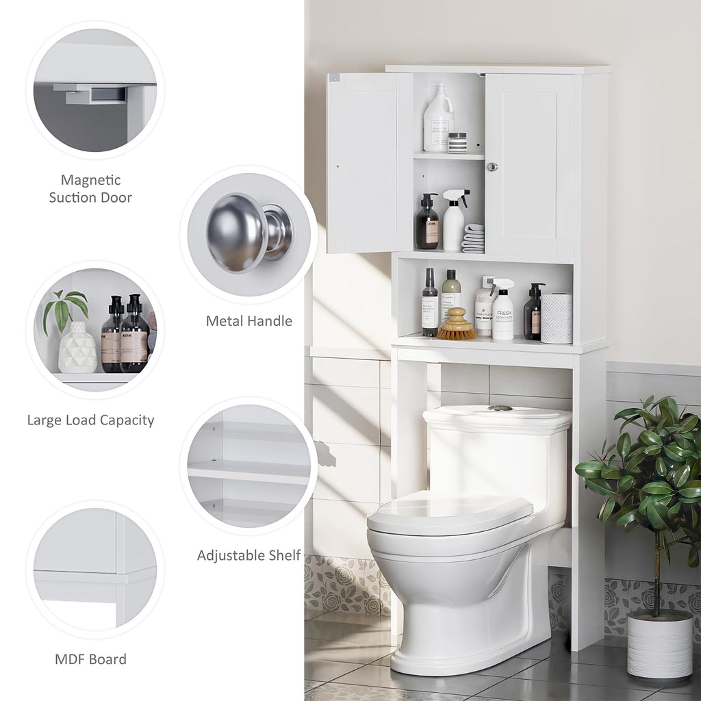 Over the Toilet Storage Cabinet, White G434