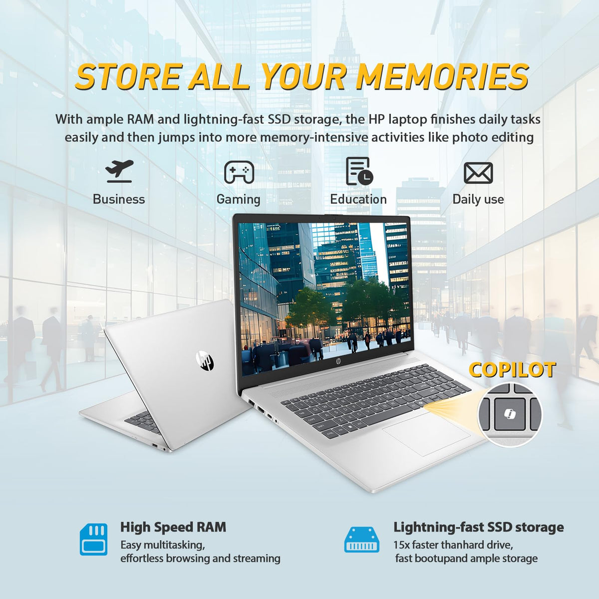 17.3 Inch Touchscreen Laptop, AMD Ryzen 5, 16GB RAM 1TB SSD W1881