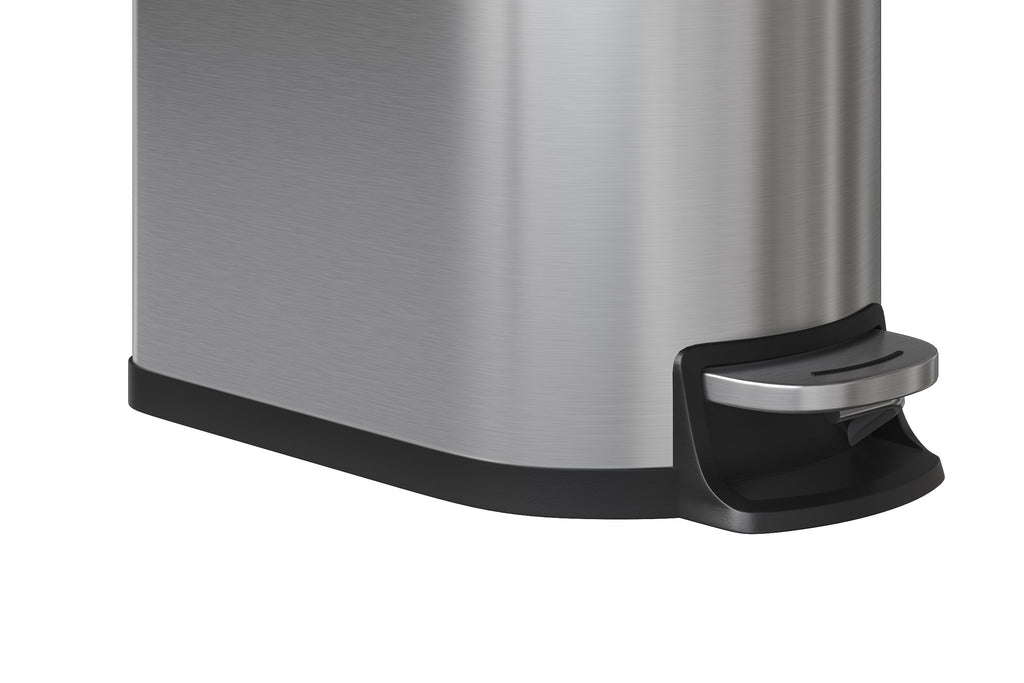 50 L Stainless Steel Kitchen Trash Can with Lid A3960