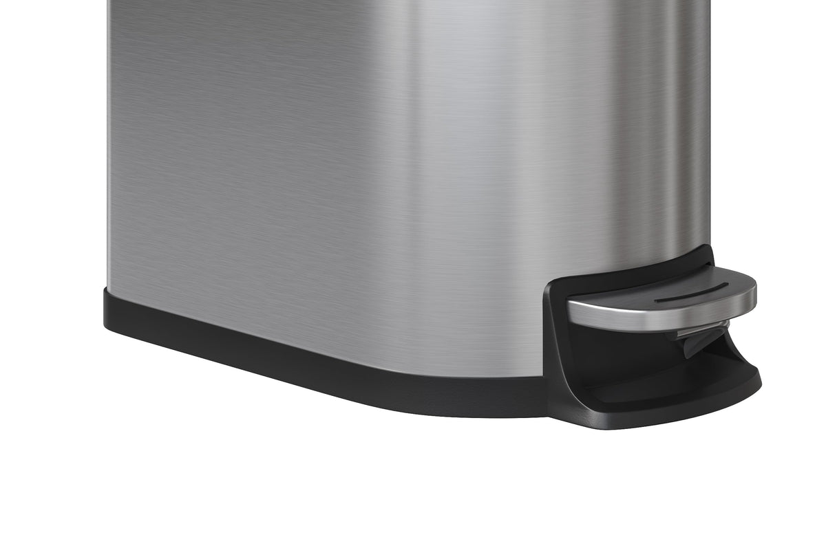 50 L Stainless Steel Kitchen Trash Can with Lid A3960