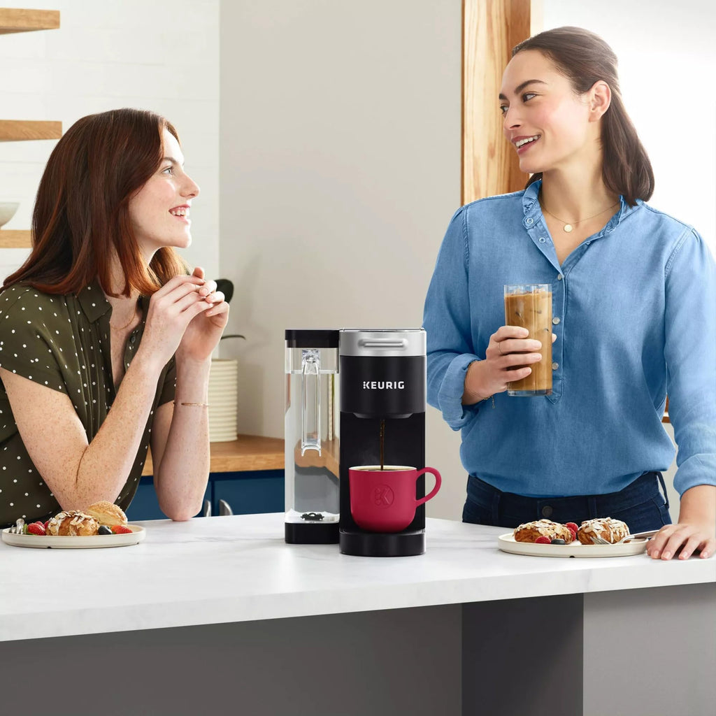 Single Serve K-Cup Pod Coffee Maker, 4 Brew Sizes, 66oz Removable Reservoir, Black Y478