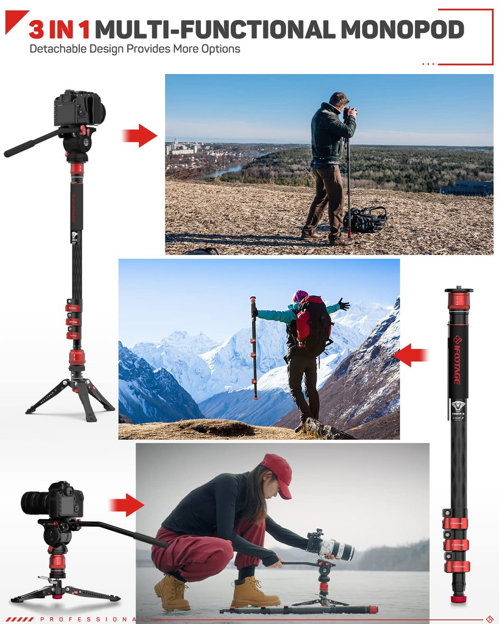 Carbon Fiber Monopod P692049
