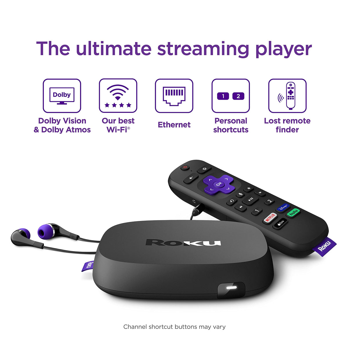 4K HDR Streaming Device with Voice Remote and HDMI Cable H85521