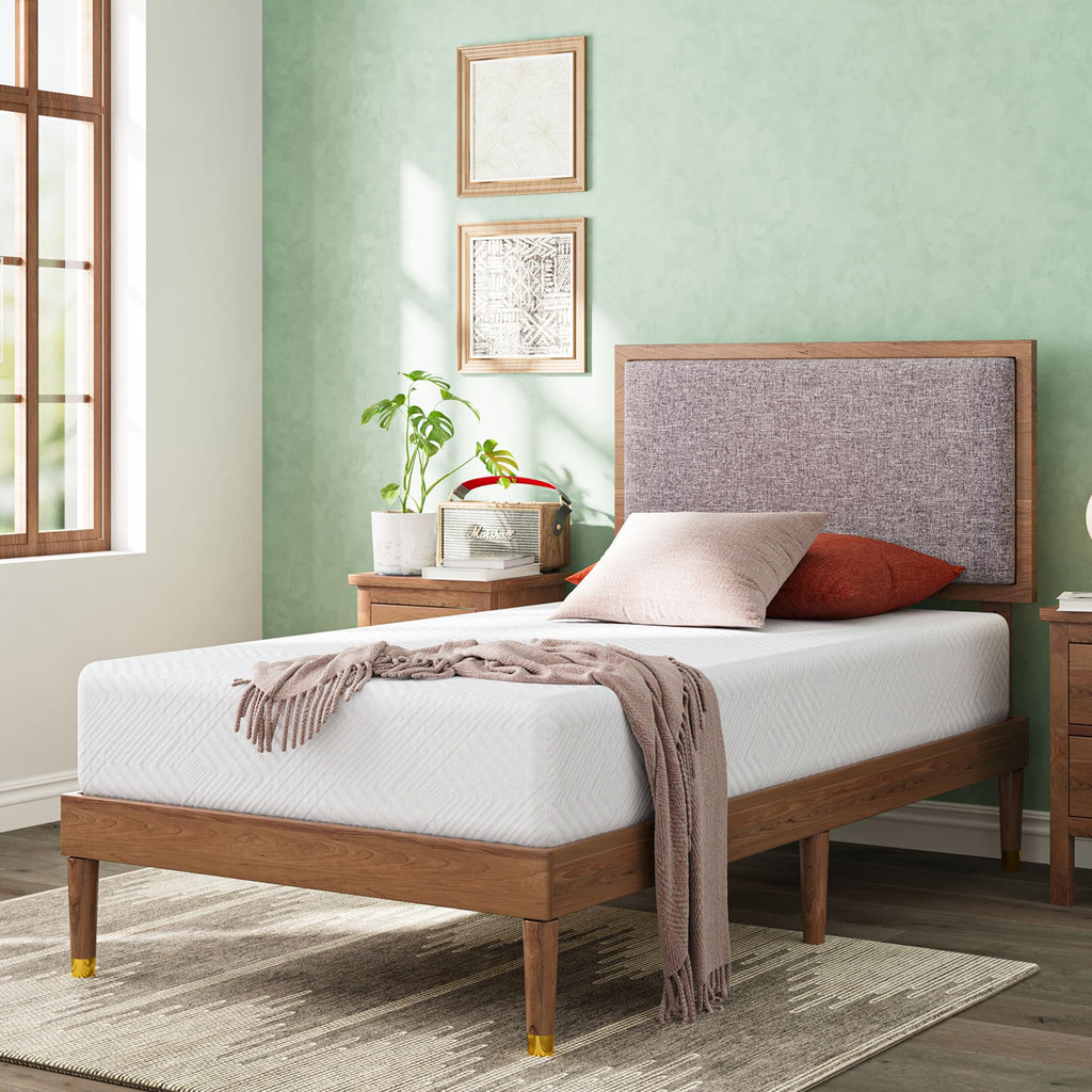 Twin 6 Inch Green Tea Gel Memory Foam Mattress T62773