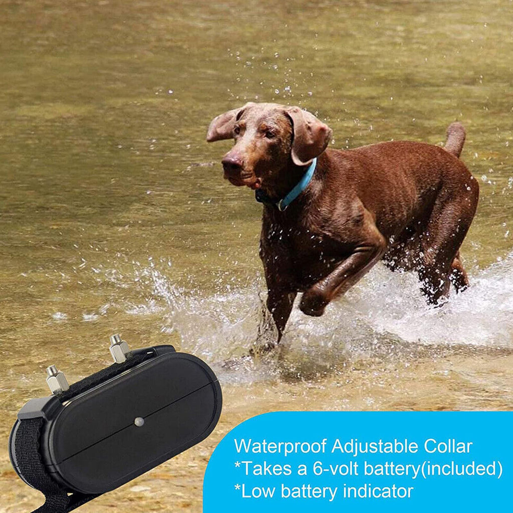 Electronic Dog Fence & Training Shock Collar, 1/2 Acre Waterproof O768965
