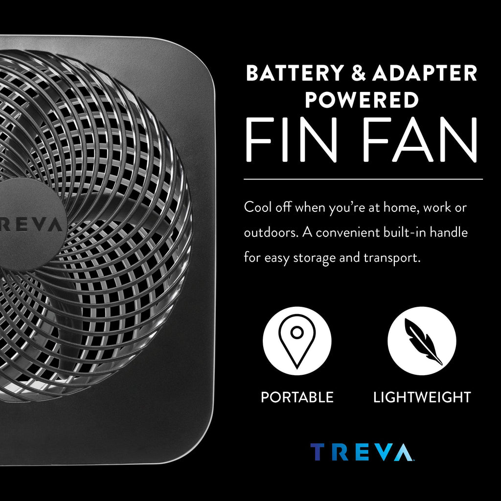 10-Inch Portable Battery Fan with 2 Cooling Speeds V834