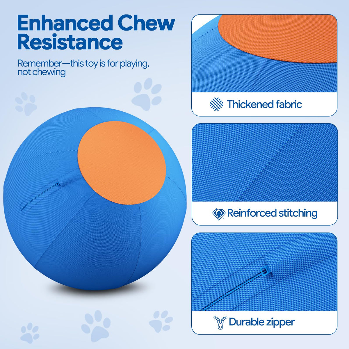 18'' 1300D Chew Resistant Interactive Dog Toy for Large Breeds E119