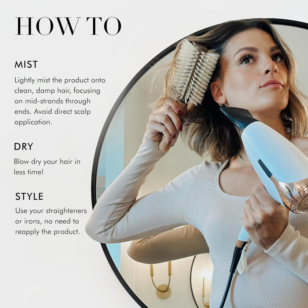 Blow Dry Spray with Heat Protection and Frizz Control 4 fl oz K31798