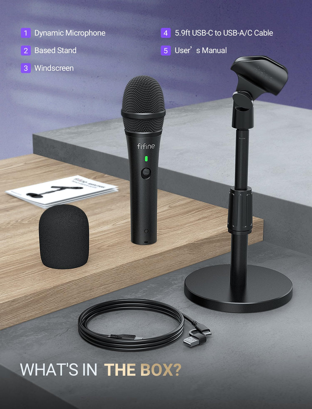 USB/XLR Dynamic Microphone I94745