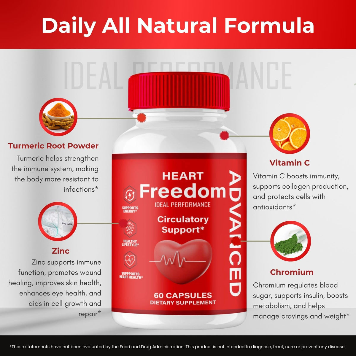 Heart Freedom Capsules 3 Pack H270
