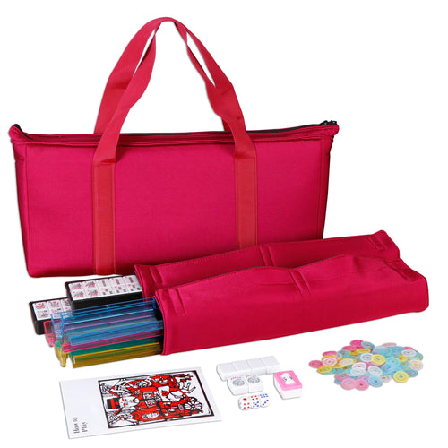 166 Tiles Mah Jongg Set with Soft Velour Bag L9119