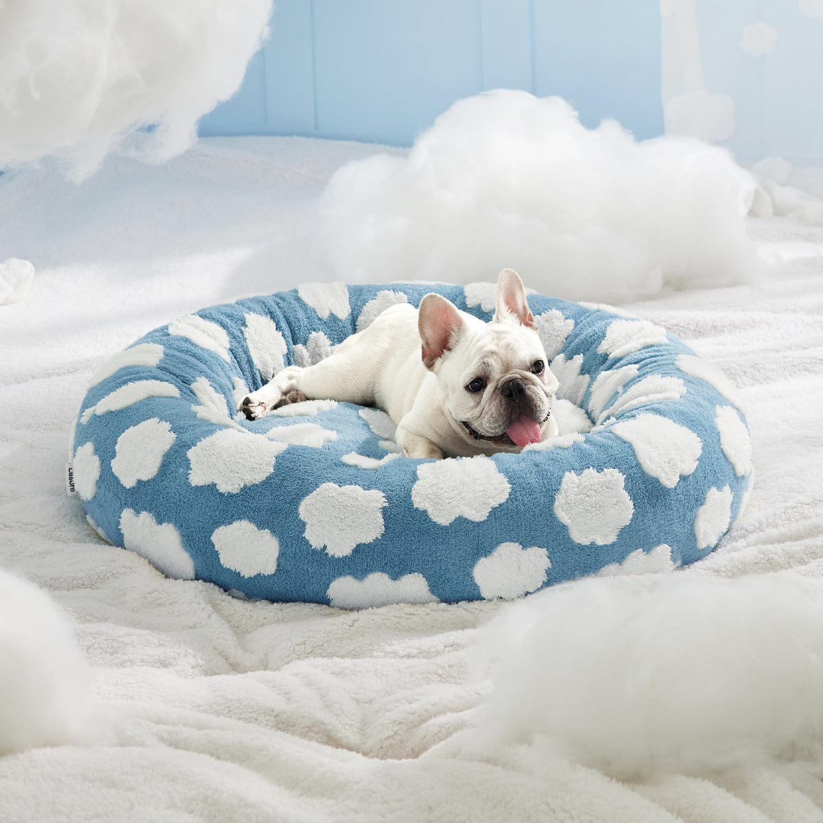 Blue 30x30x8in Dog Bed U89801