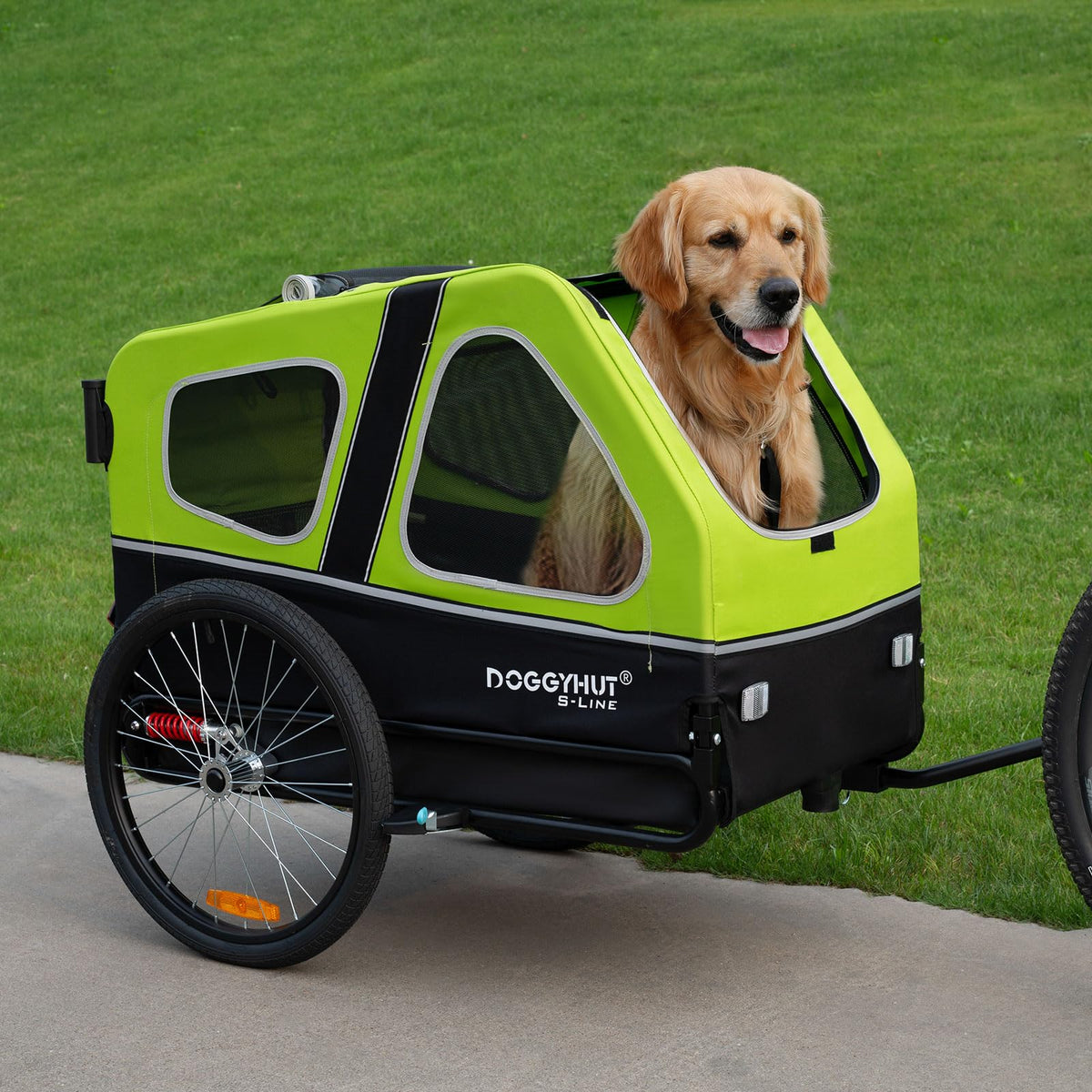 XL Pet Bike Trailer & Stroller with Suspension Wheels X82497