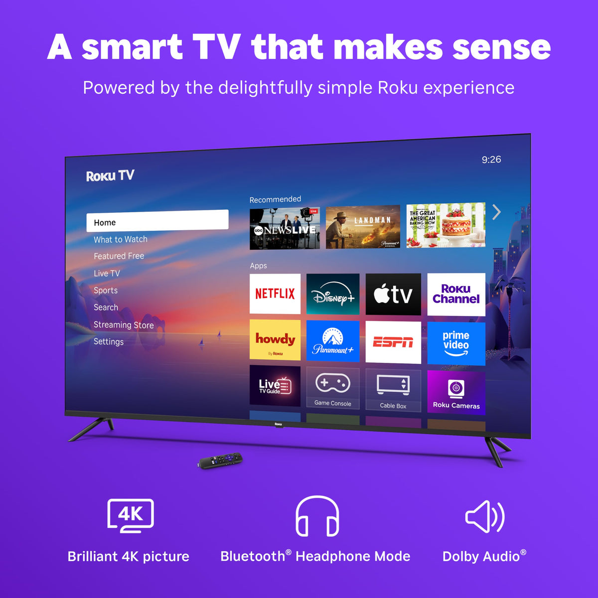 43-Inch 4K HDR LED Smart TV X669