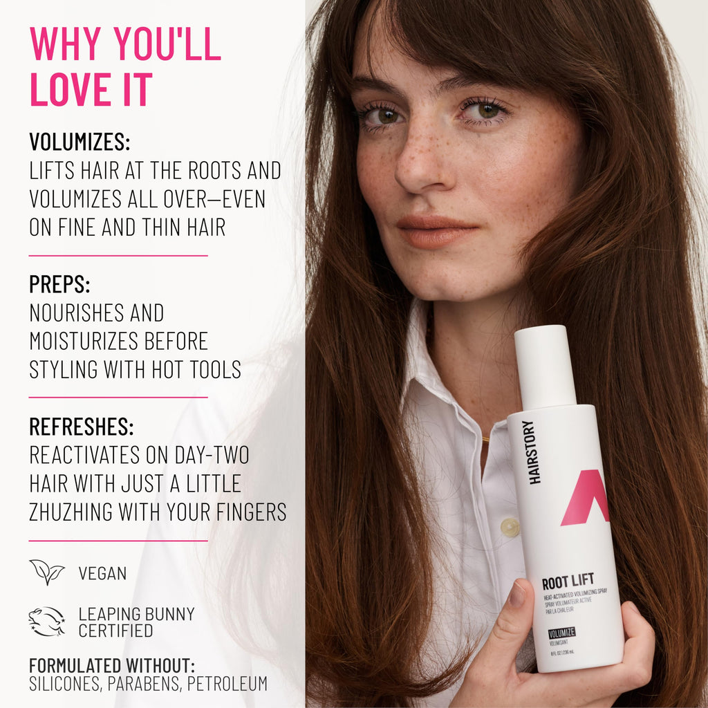 Heat Activated Volumizing Spray 8 oz J6013