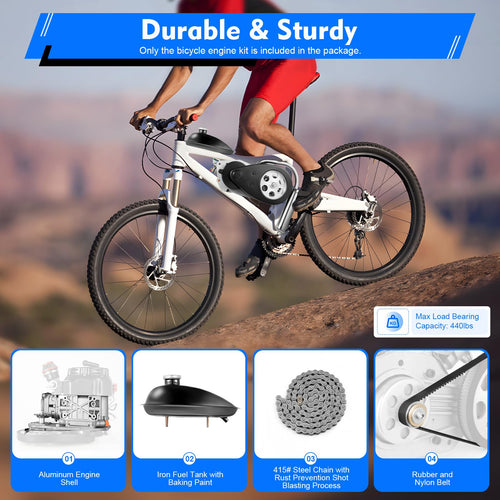 2-Stroke Air-Cooling Bicycle Engine Kit F231