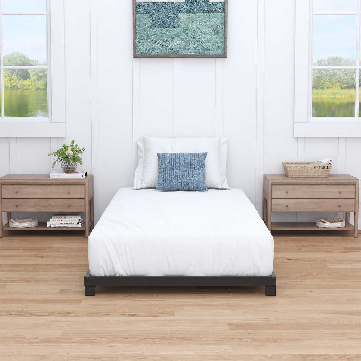 4 Inch Low Profile Twin Platform Bed Frame G601