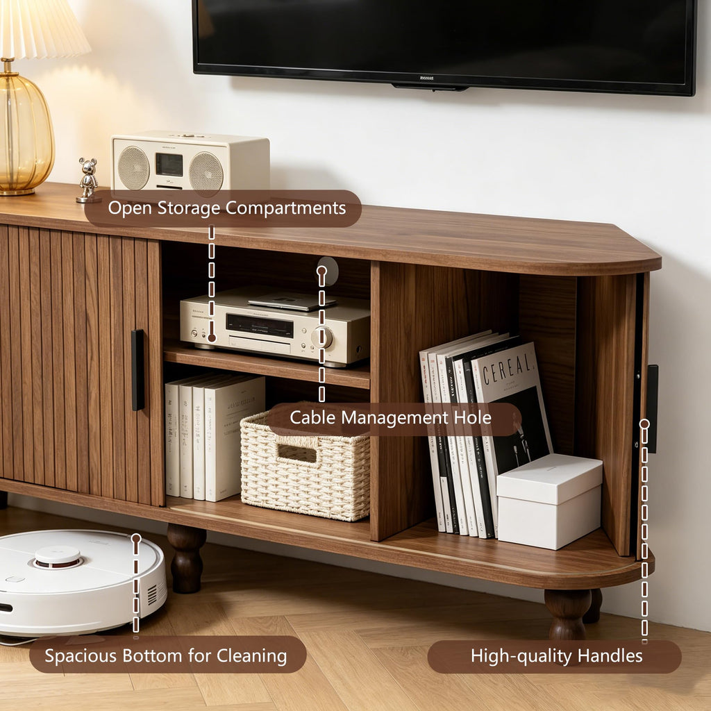45" Corner TV Stand with Storage K6097