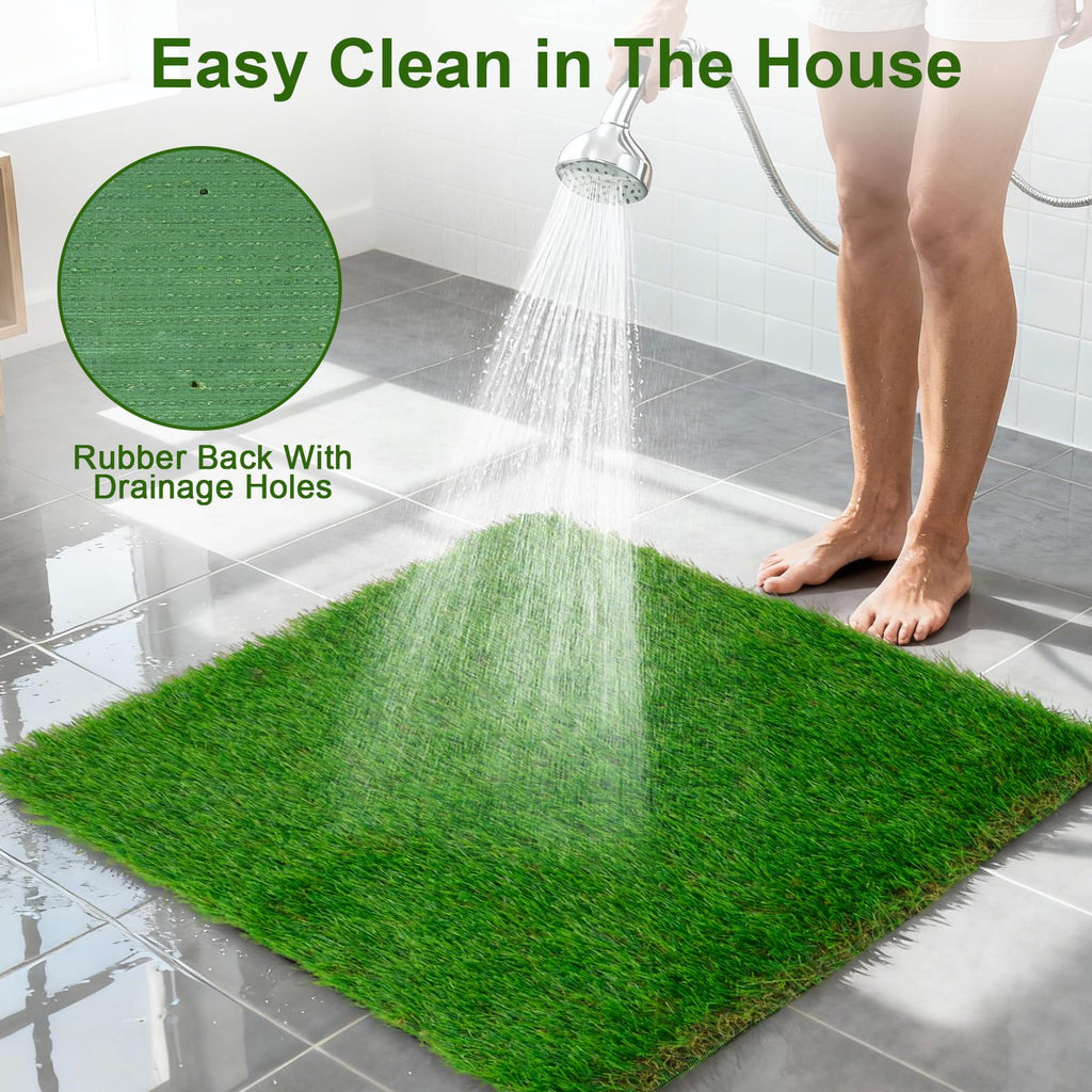 2 Pack 14 x 18 Inch Artificial Grass Dog Pee Pads V74181