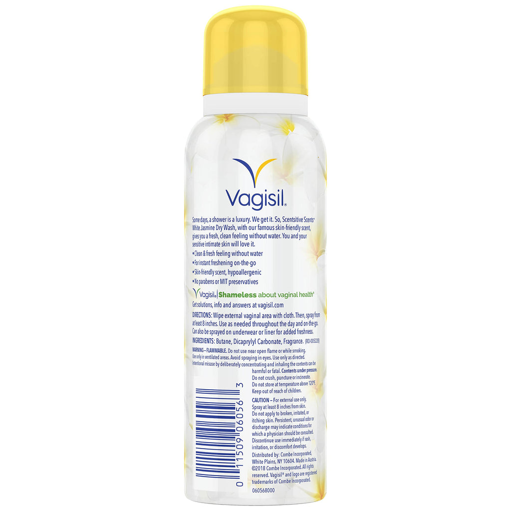 Feminine Dry Spray White Jasmine 2.6 Oz M3134
