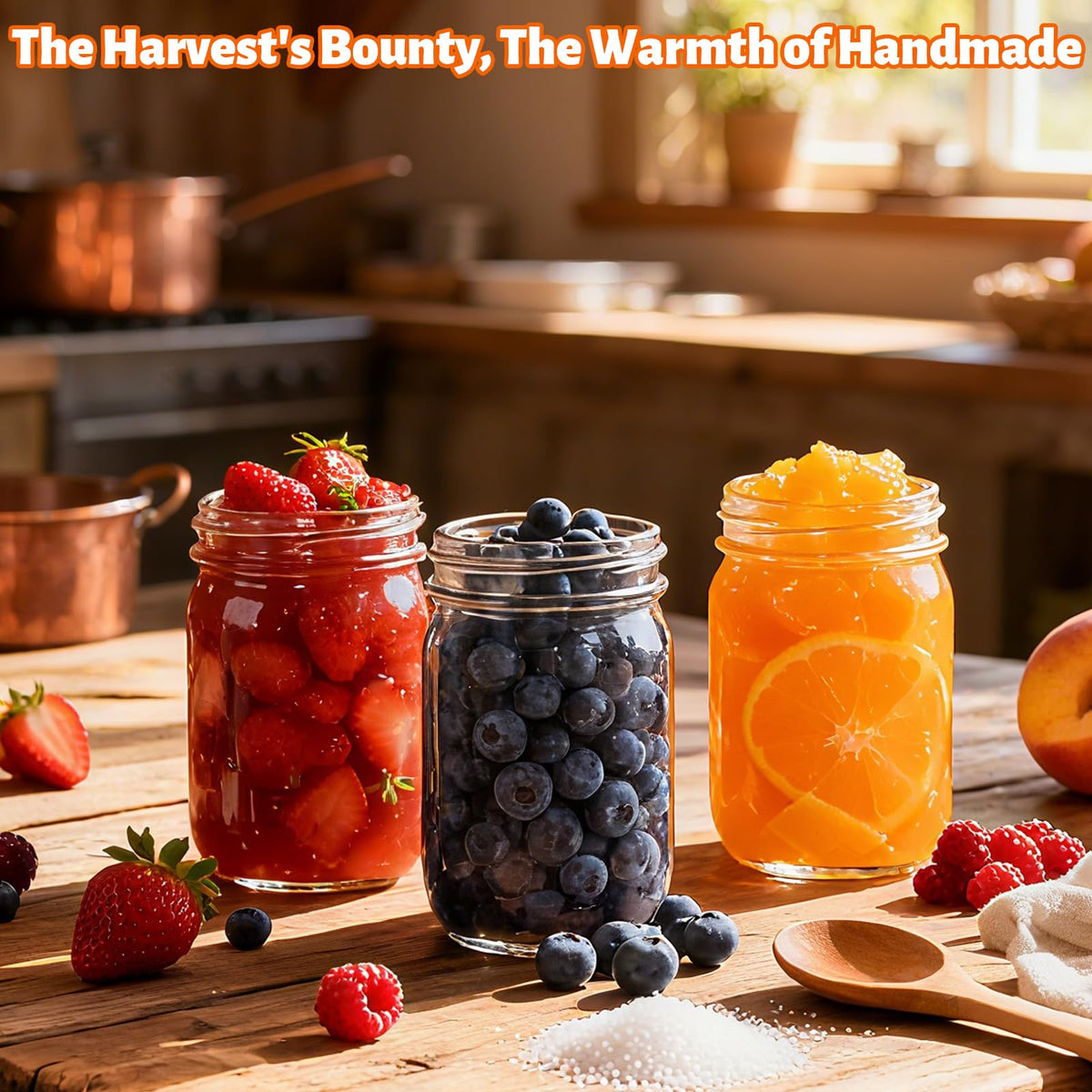 20 Pack 12oz Glass Mason Jars with Lids and Bands J891067