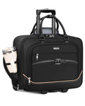 Black 17.3 In Rolling Laptop Bag with Wheels V984725