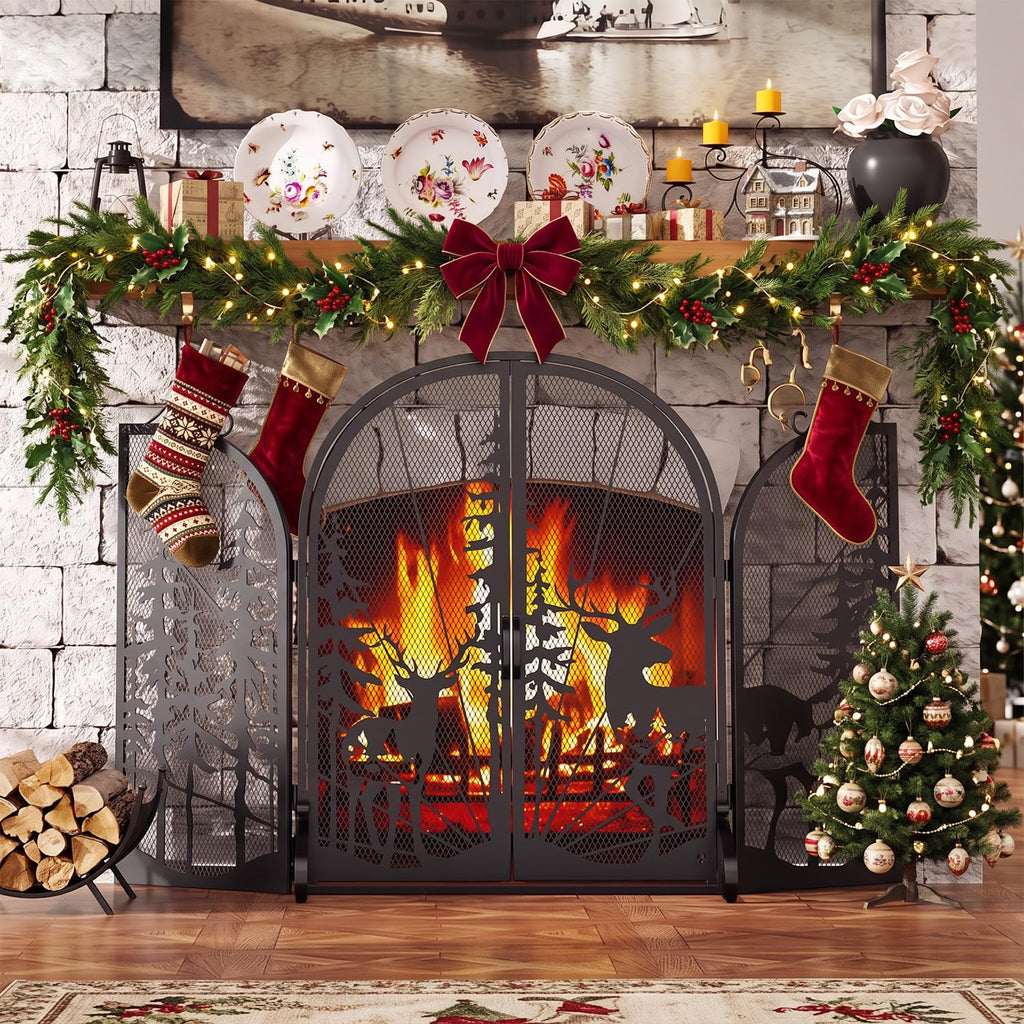 Fireplace Screen with Doors F731