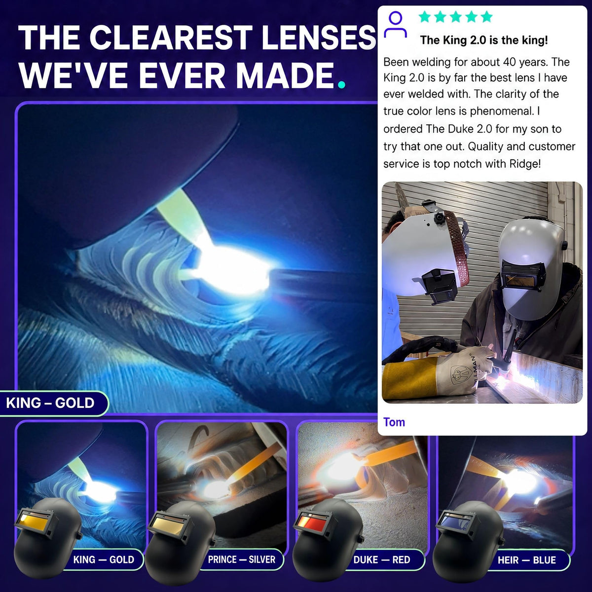 Adjustable Gold Automatic Lens V11091