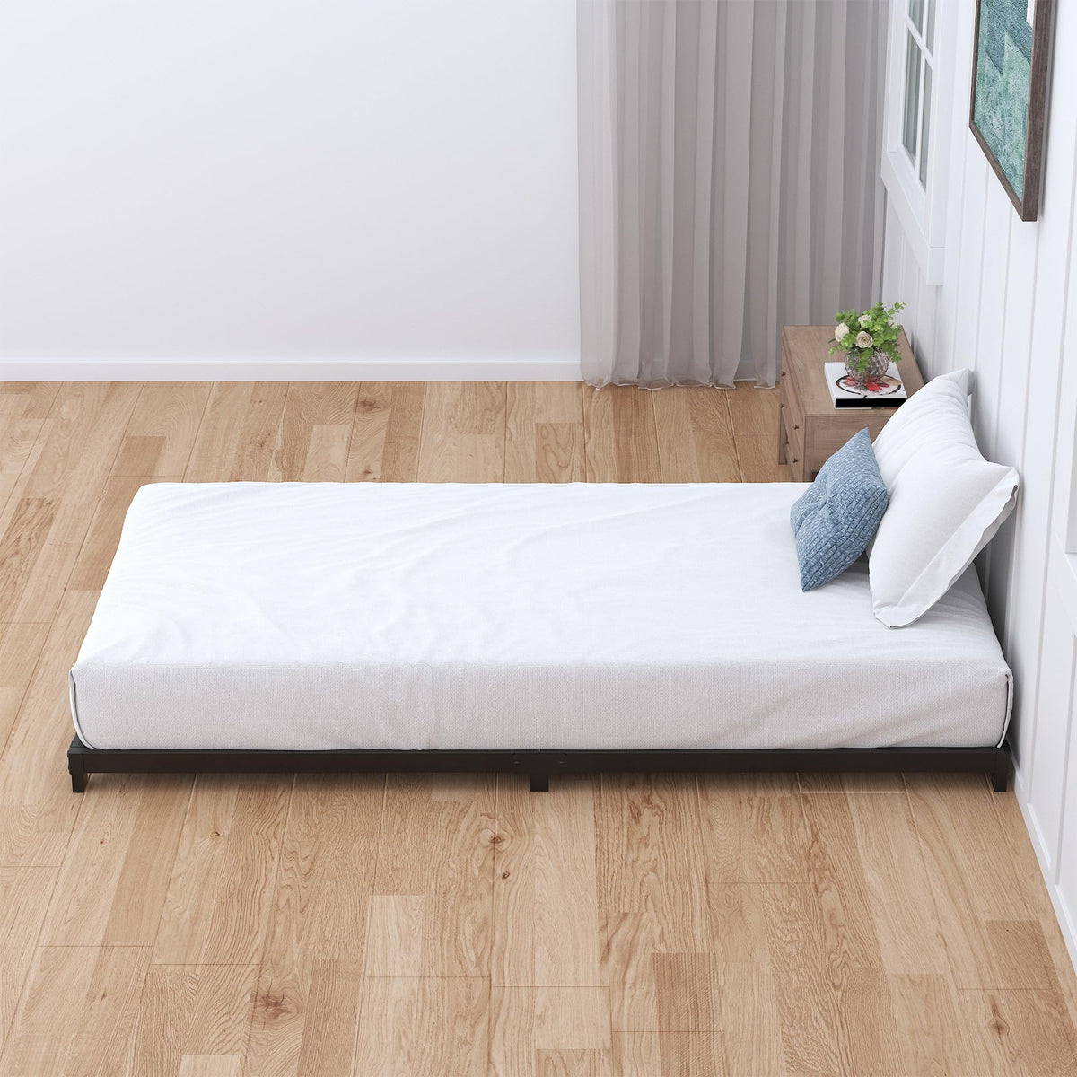 4 Inch Low Profile Twin Platform Bed Frame G601