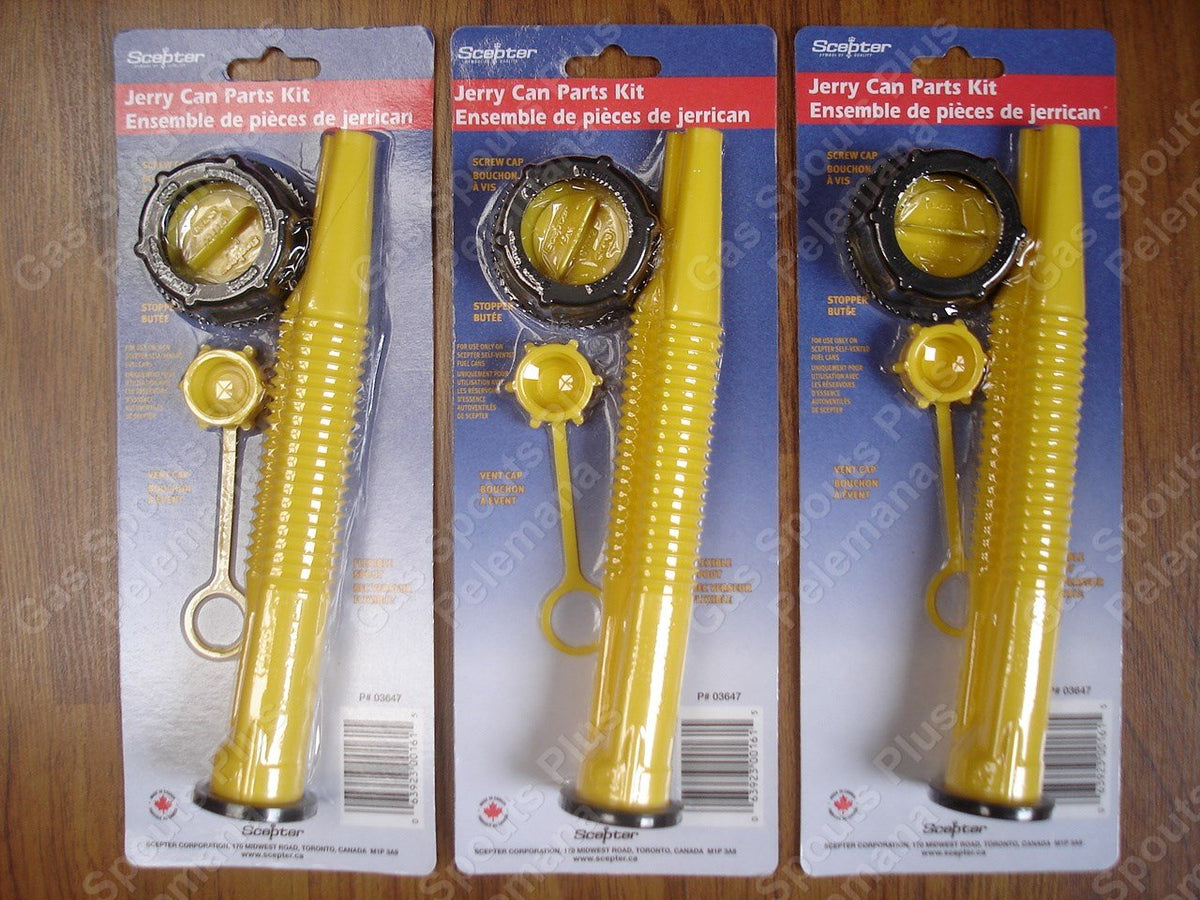 Gas Can Parts 4 Pcs Spout Kits W76201