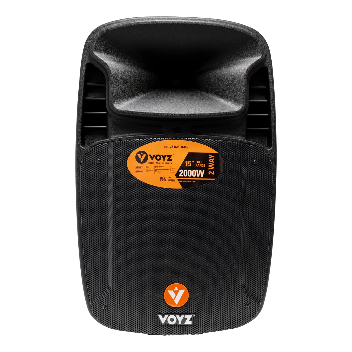 2000 Watt Bluetooth Portable Speaker with Wireless Microphone G36343