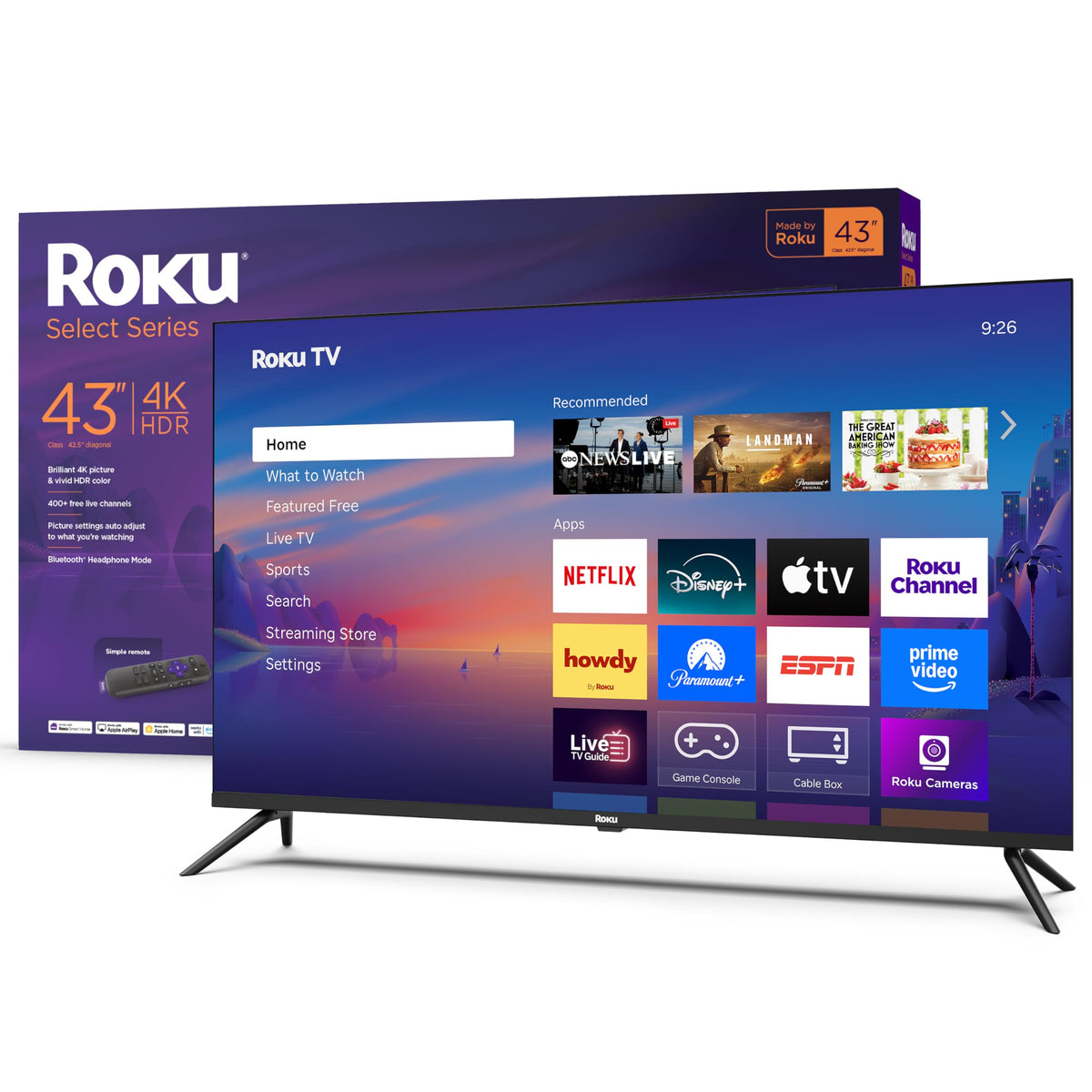 43-Inch 4K HDR LED Smart TV X669