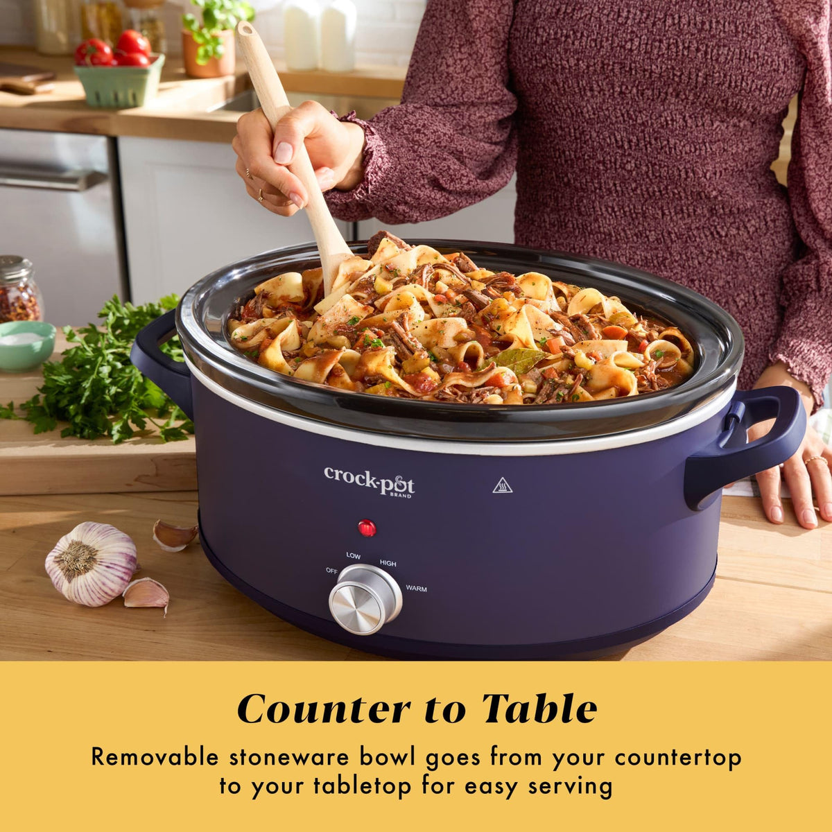 10QT Manual Slow Cooker J908703