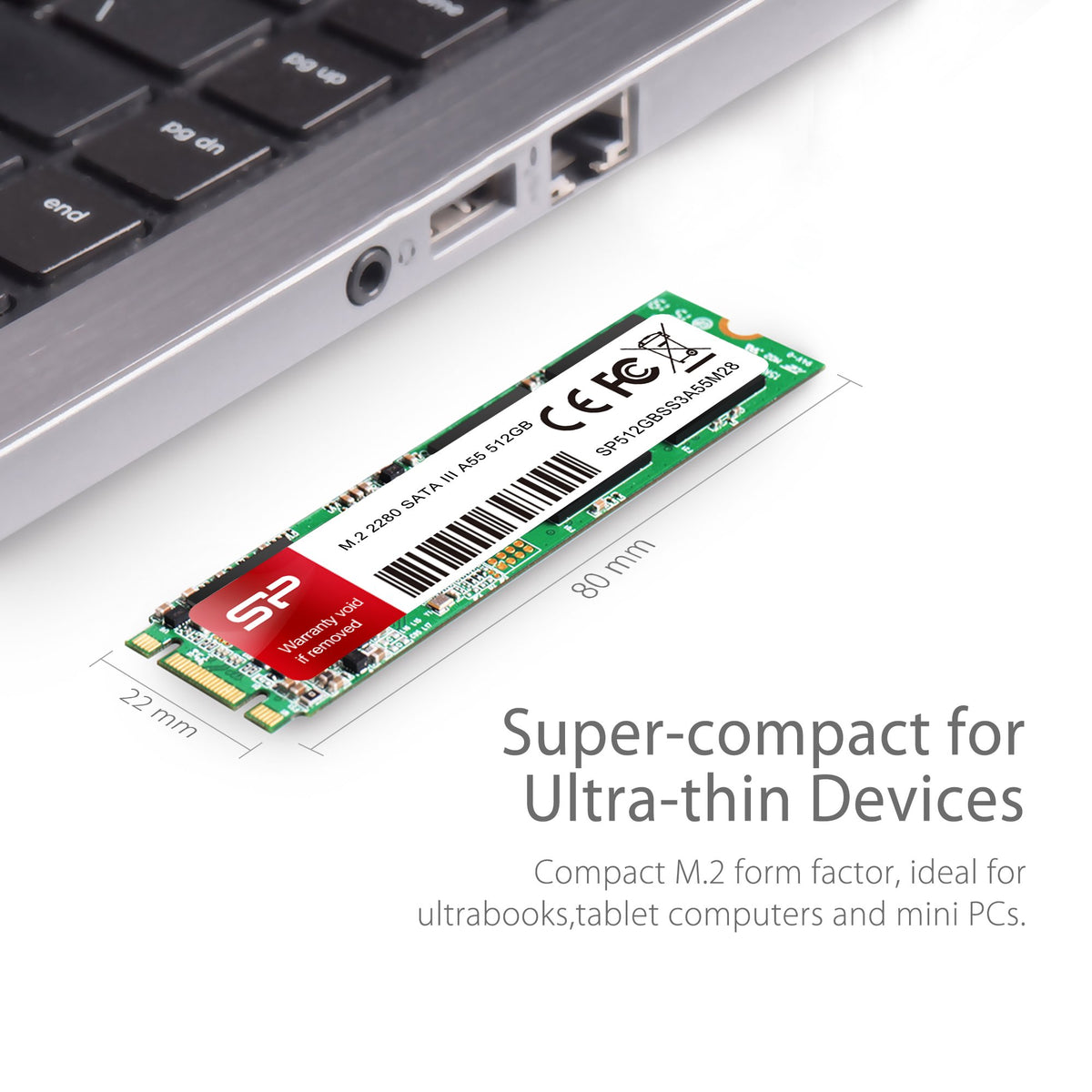 512GB M.2 SATA III Internal Solid State Drive 2280 E307
