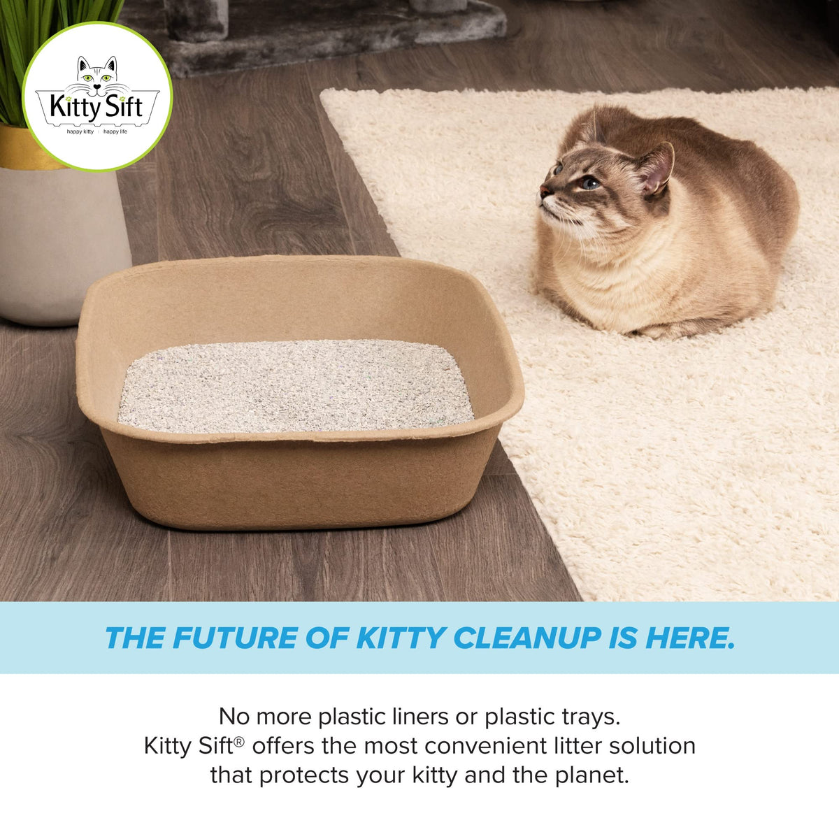 Large 6 Count Disposable Cat Litter Box W360936