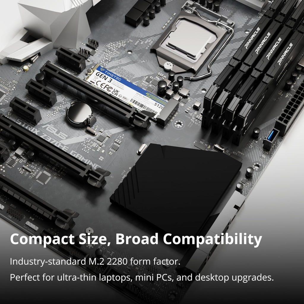 512GB NVMe PCIe M.2 2280 Internal SSD M17165