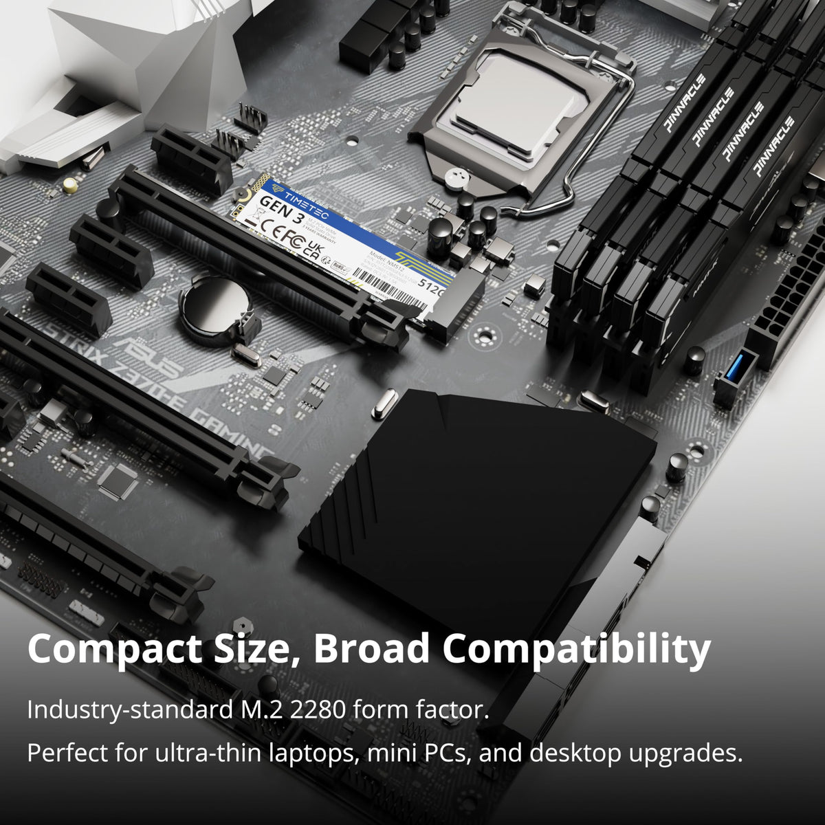 512GB NVMe PCIe M.2 2280 Internal SSD M17165