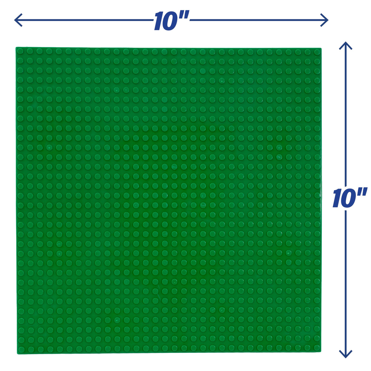 Green Blue White 10x10" Building Bricks Baseplates 4 Pack Q815