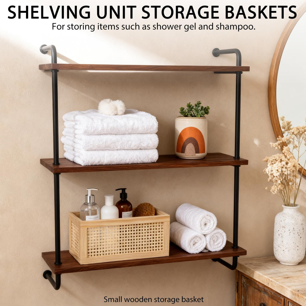 Rectangular Rattan Woven Storage Basket J4688