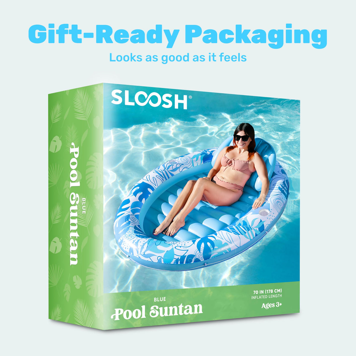 Inflatable Tanning Pool Lounger Float V276