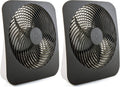 10-Inch Portable Battery Fan with 2 Cooling Speeds V834