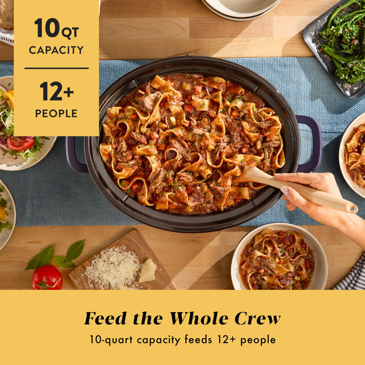 10QT Manual Slow Cooker J908703