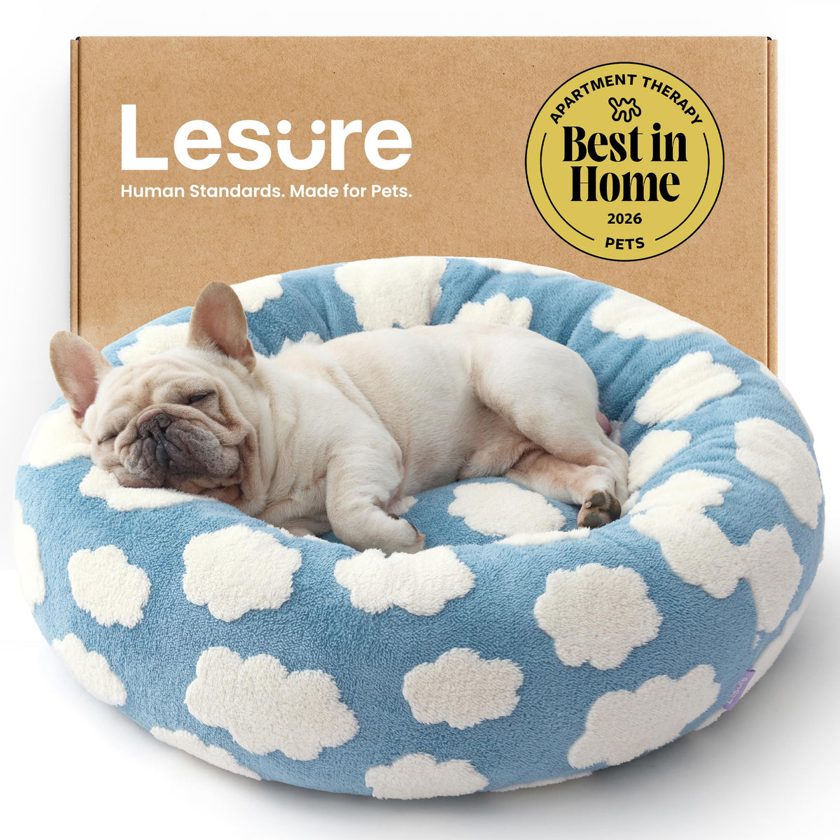 Blue 30x30x8in Dog Bed U89801